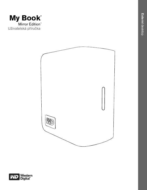 Mode d'emploi WESTERN DIGITAL MY BOOK MIRROR EDITION