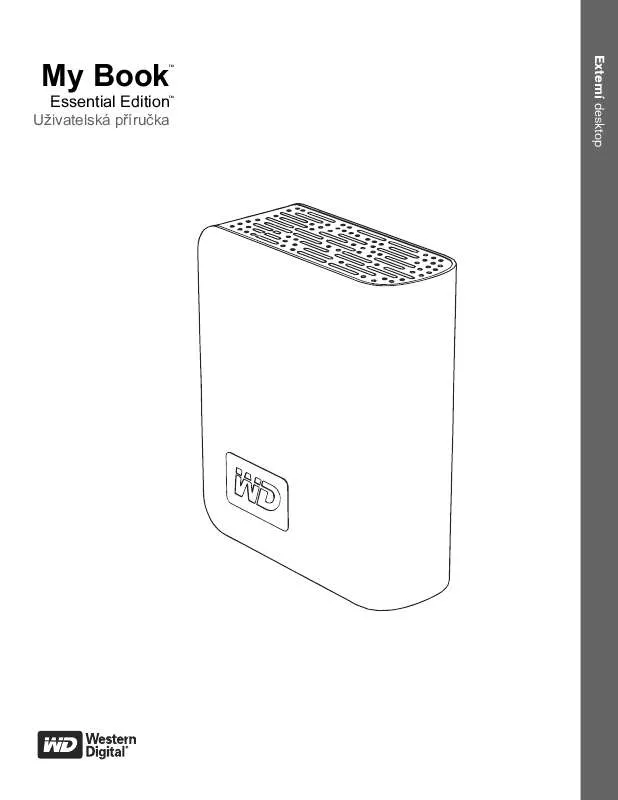 Mode d'emploi WESTERN DIGITAL MY BOOK ESSENTIAL EDITION