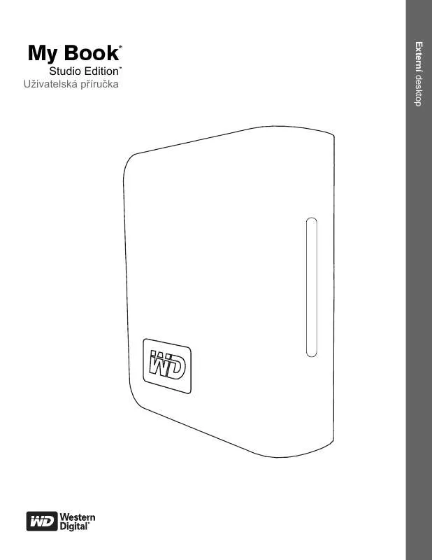 Mode d'emploi WESTERN DIGITAL MY BOOK STUDIO EDITION